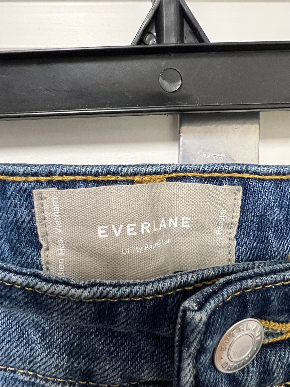 Everlane THE UTILITY BARREL JEAN, New Blue - Size 27 - Picture 7 of 10
